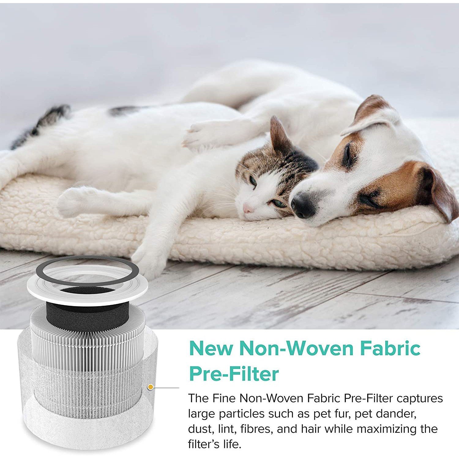 Smart Air Purifier with Prefilter + H13 HEPA Filter + Activated Carbon Filter | Adexa VK6080A - Image 2